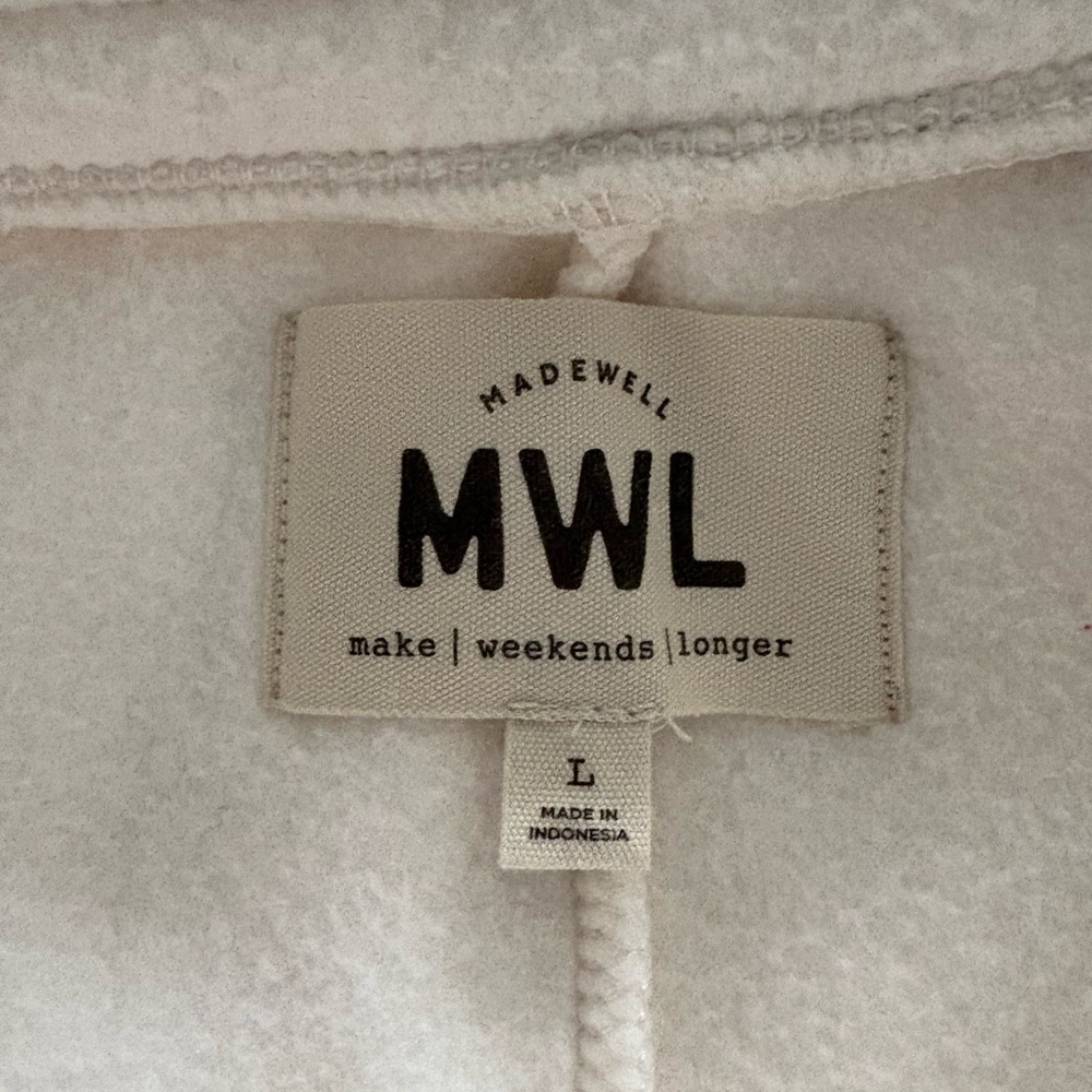 Cozy Cream Madewell Women’s Sweatpants - Picture 2 of 5